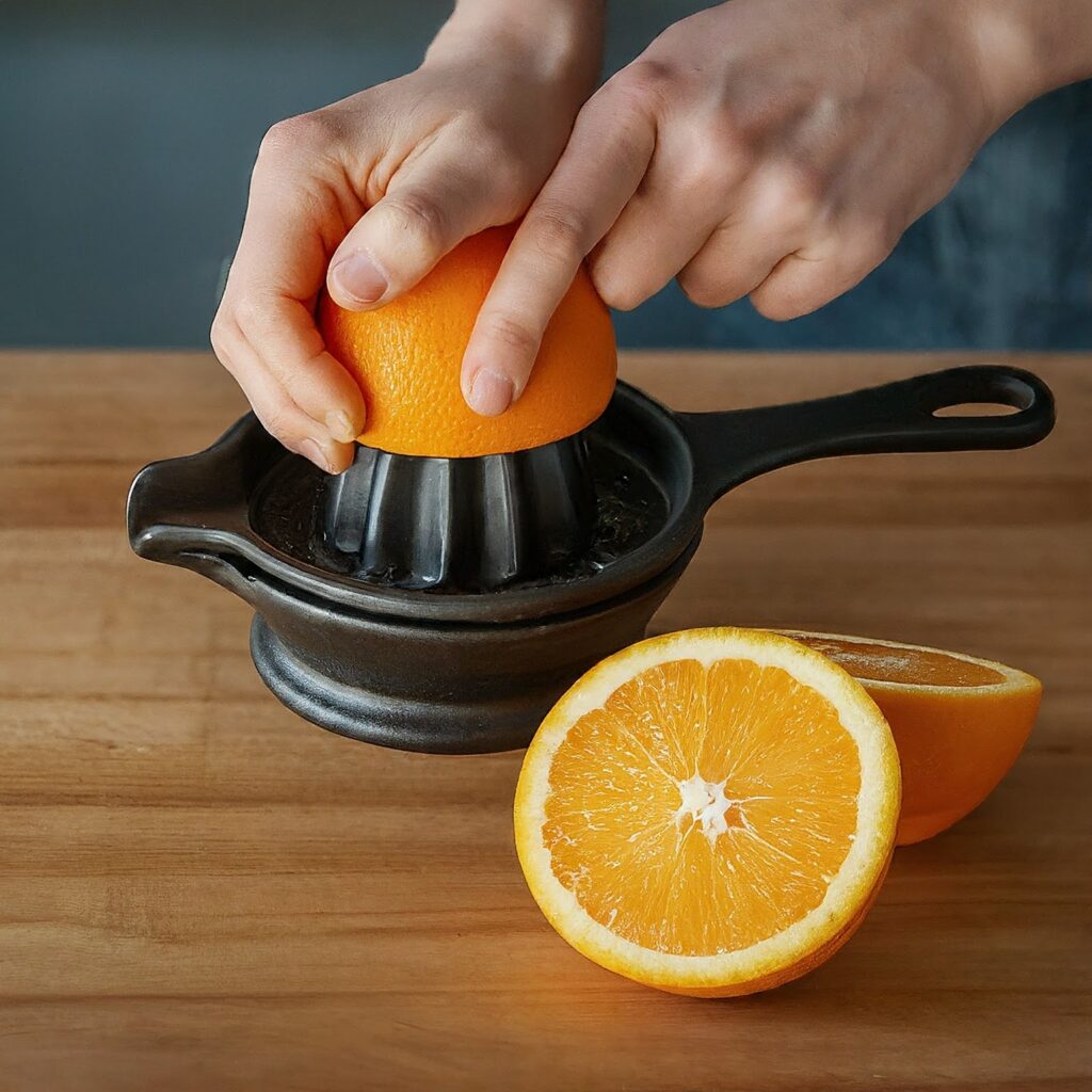 Hot to use citrus juicer